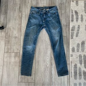 Calvin Klein Ankle Skinny Blue Jeans